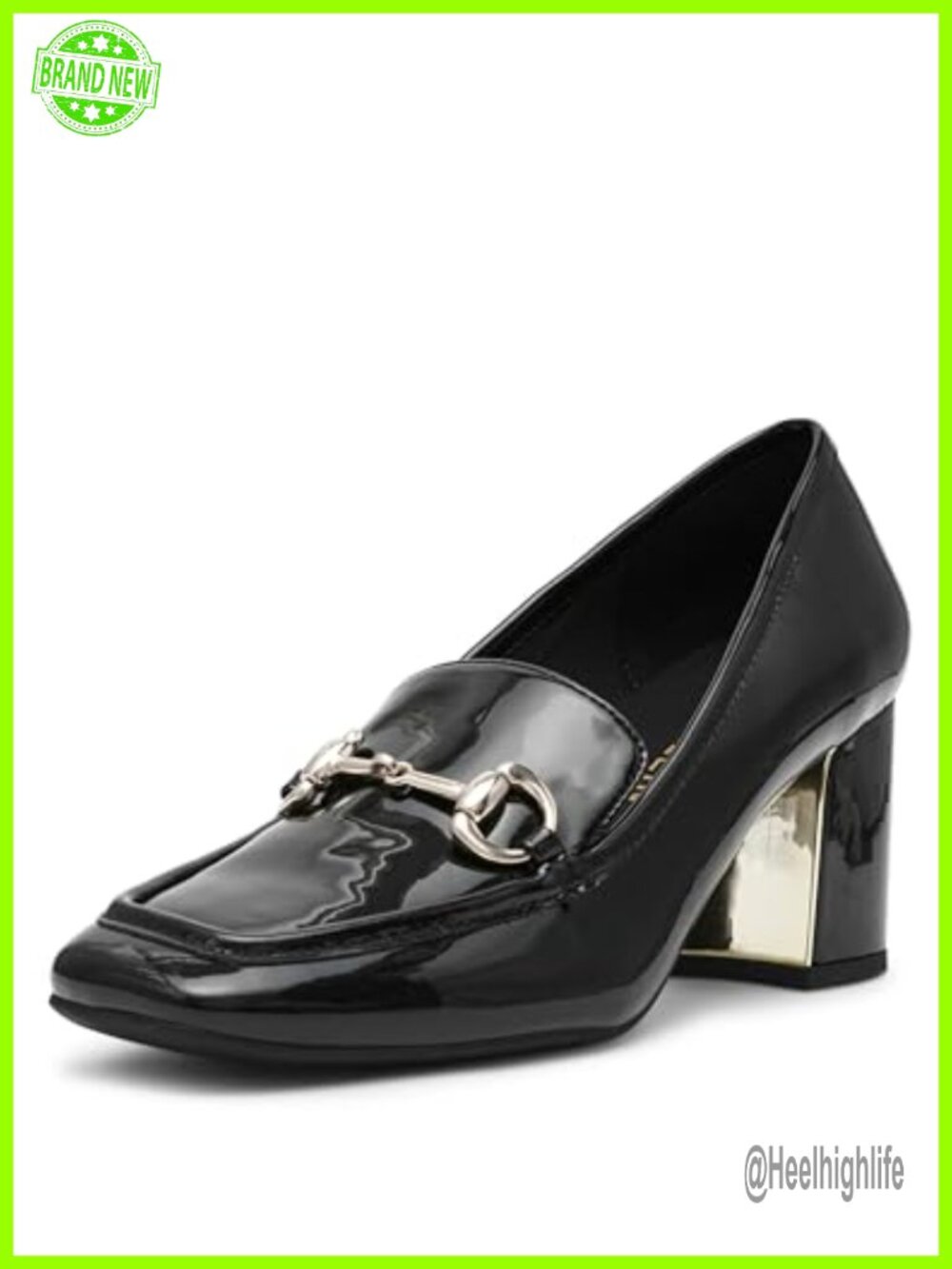Anne Klein Tobi Round Toe Block Heel Slingback Pump for Work Casual
